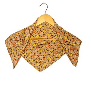 Vintage bohemian silk scarf